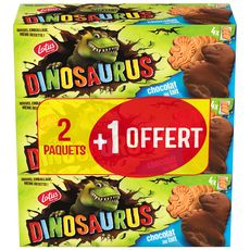 Lotus Lotus Dinosaurus Biscuits Au Chocolat Au Lait 2 Paquets 1 Offert 2 Paquets 1 Offert 675g Pas Cher A Prix Auchan