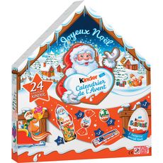 Kinder Calendrier de l'Avent 24 pièces 184g pas cher à prix Auchan