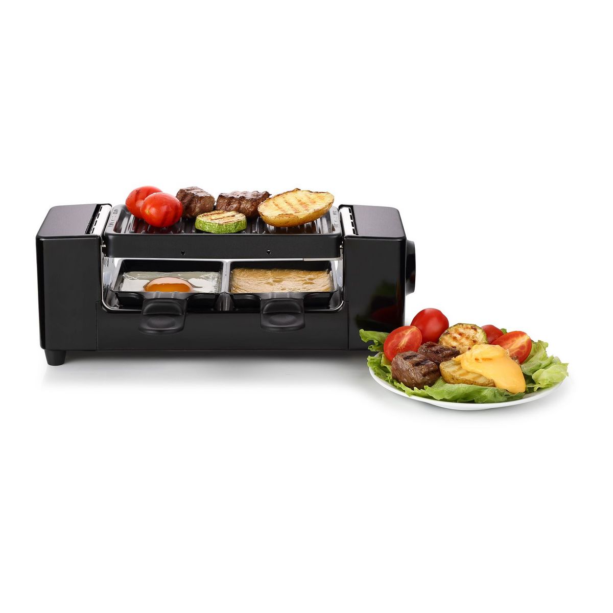 QILIVE Raclette 2 personnes - Q.5795 - Noir pas cher 