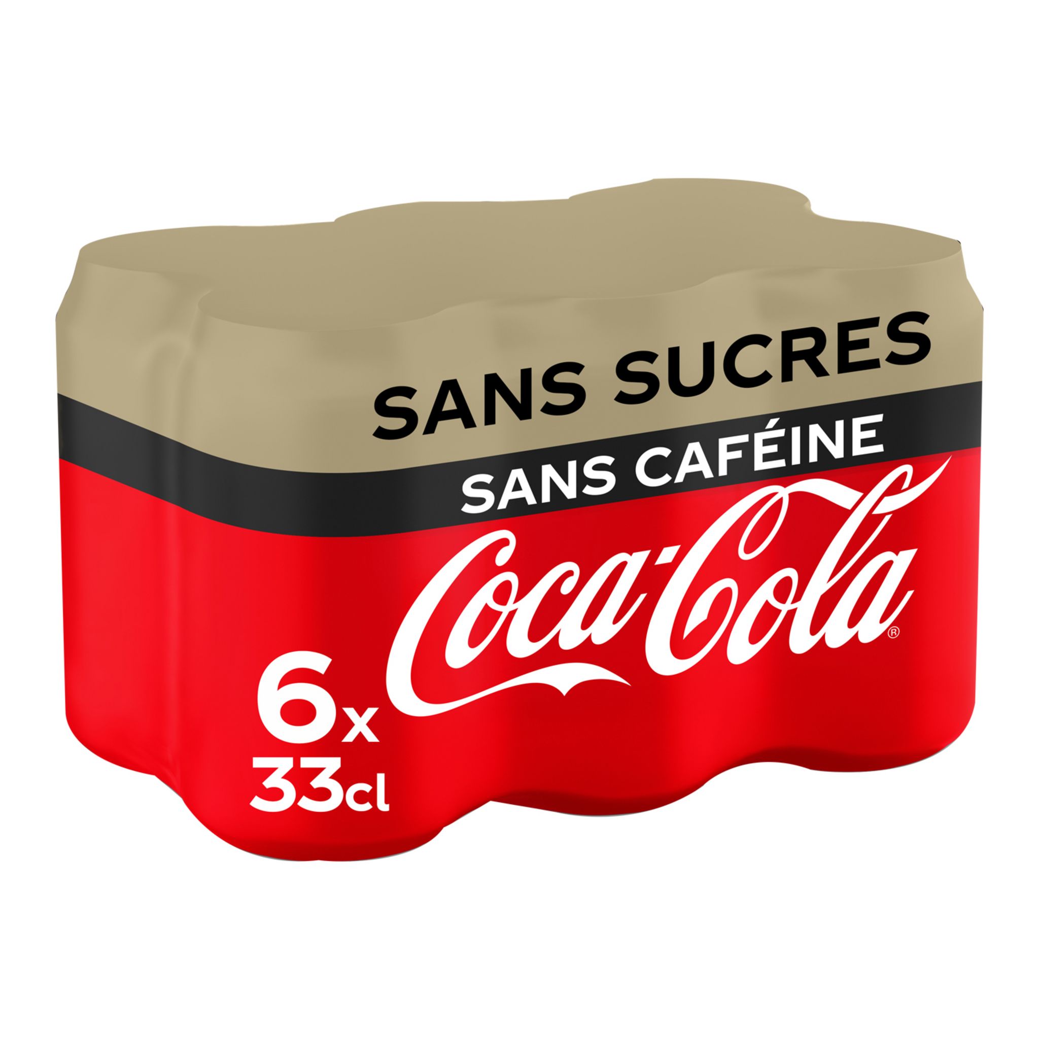 Pack de Coca-Cola Zéro sans sucres (6 x 33 cl)