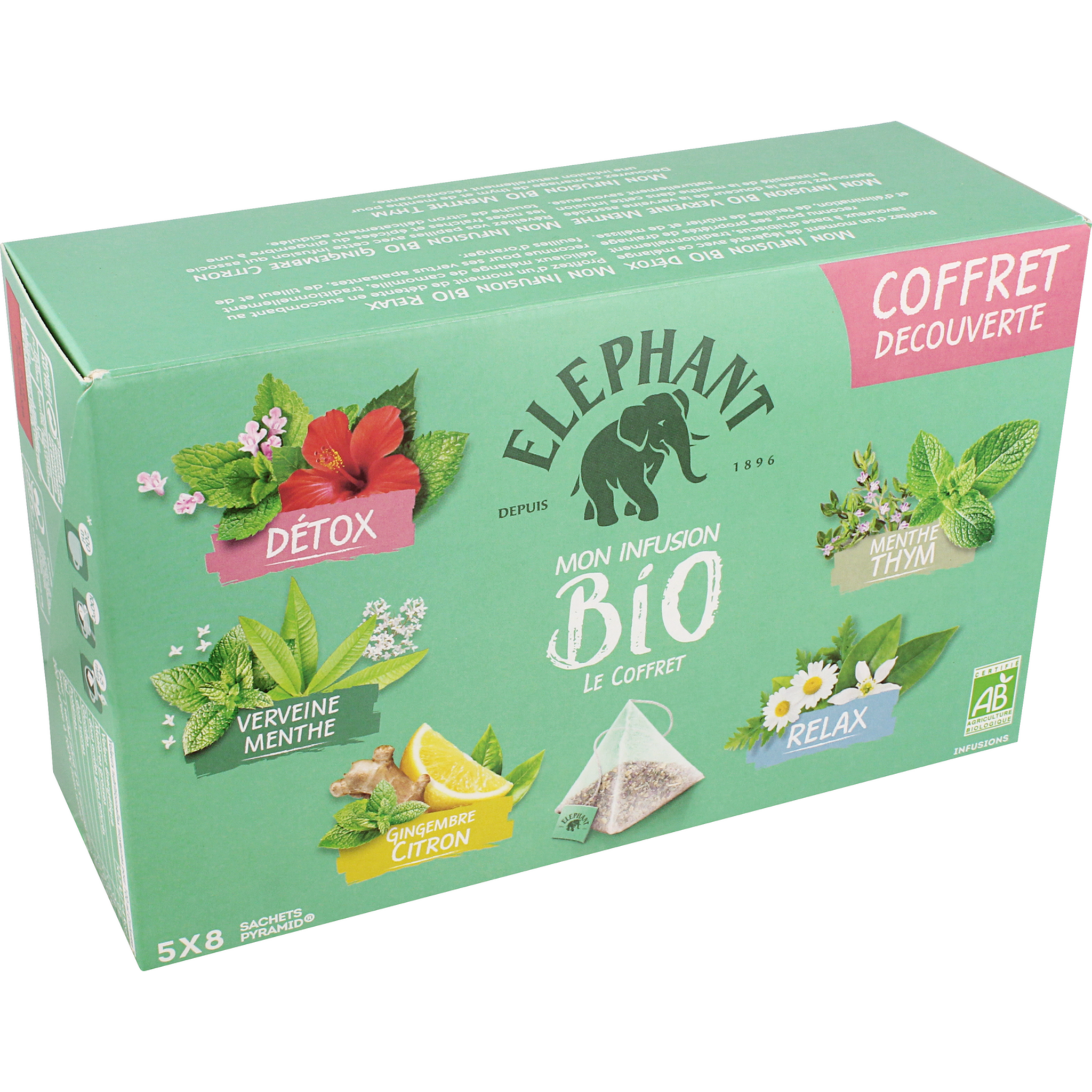 ELEPHANT Elephant infusion bio 58g pas cher 