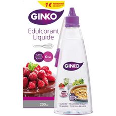 Ginko édulcorant liquide sans aspartame 200ml pas cher 