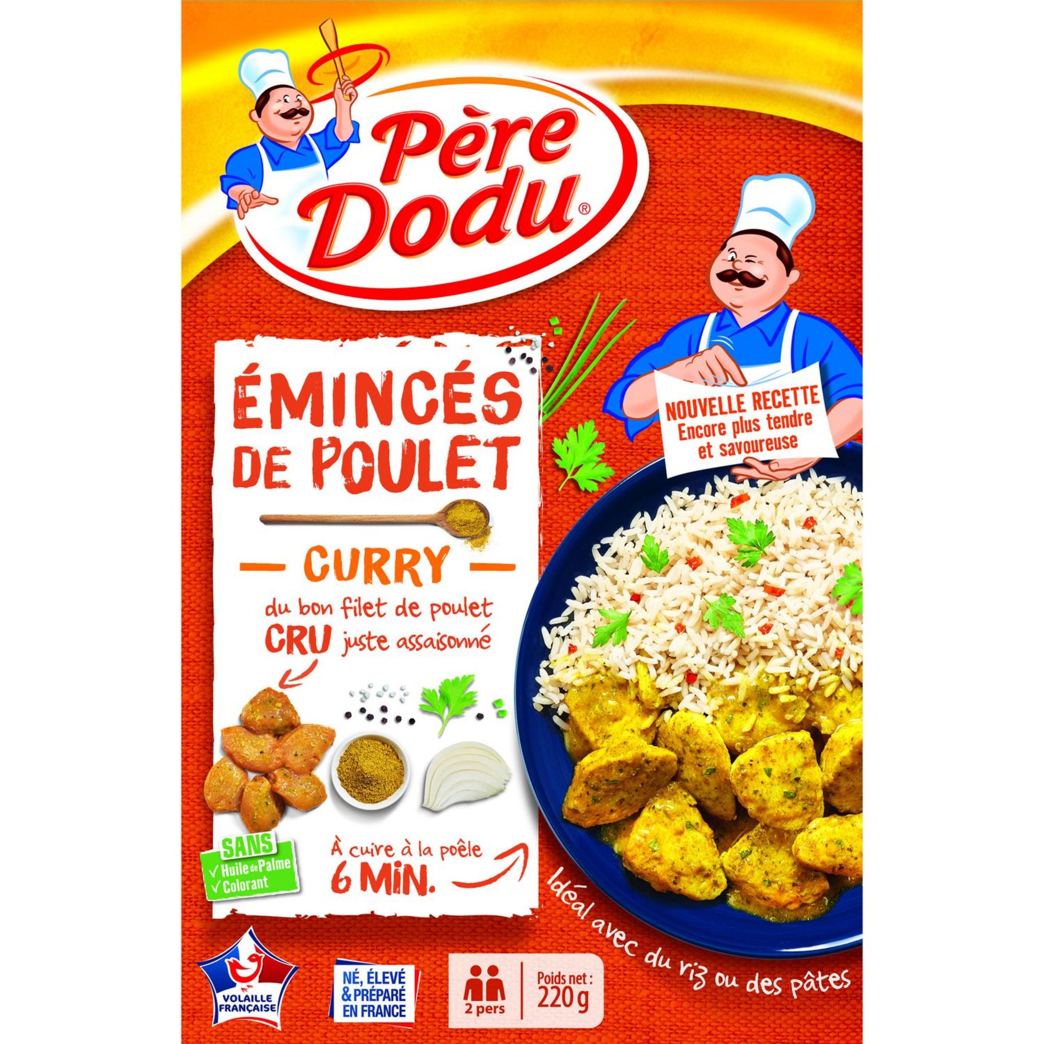 AUCHAN Curry en poudre 42g pas cher 