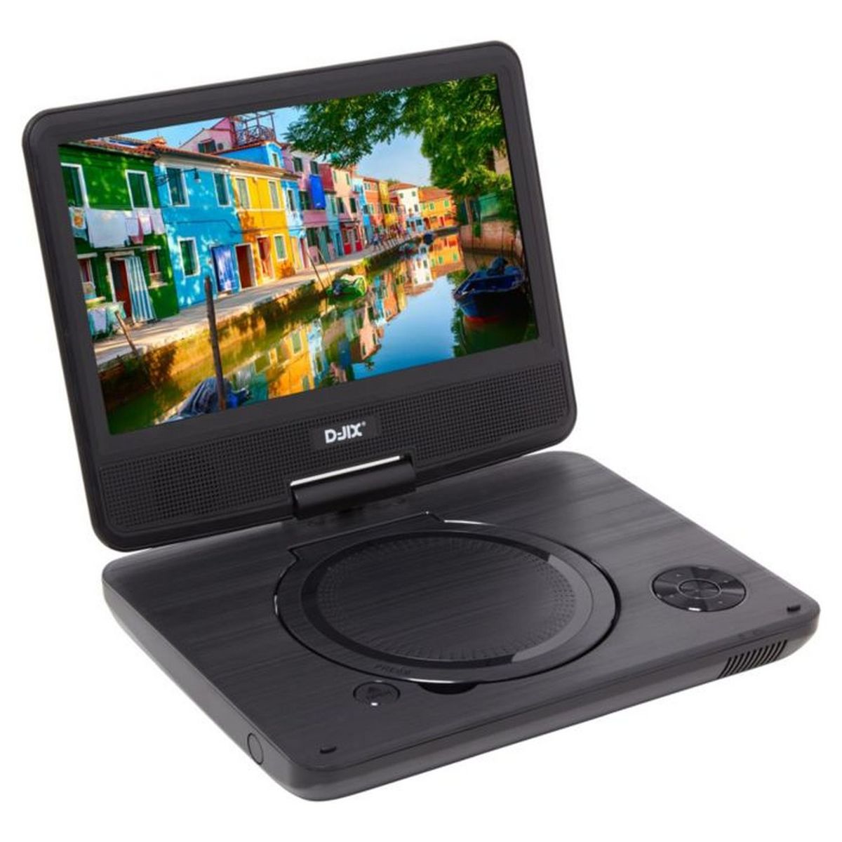 LOGICOM Lecteur DVD portable avec écran rotatif PVS 906-20 Noir pas cher 