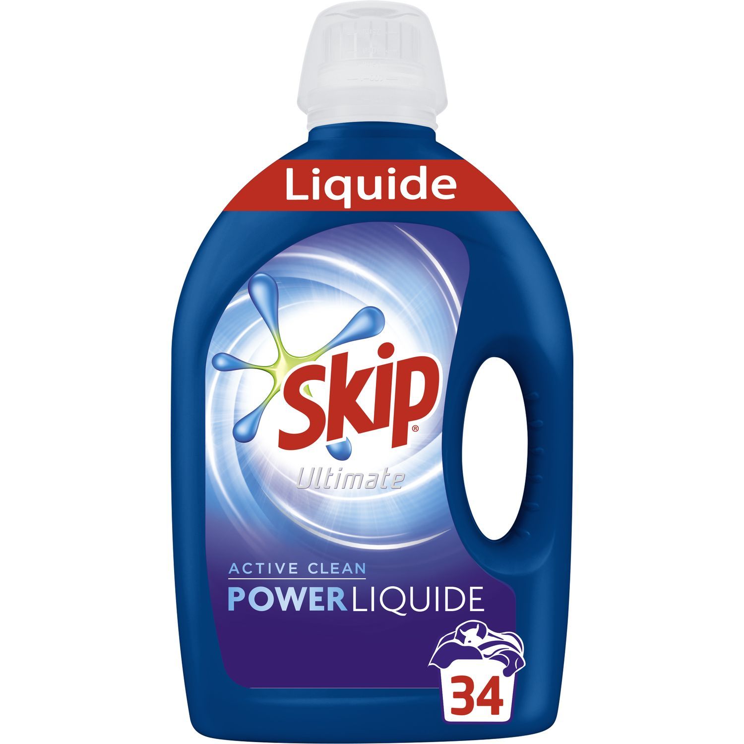 Skip Pro Active Clean - Lessive liquide 7,5L Pas Cher