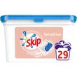 SKIP Lessive capsules sensitive peaux sensibles bébés hypoallergénique 29 lavages 29 capsules