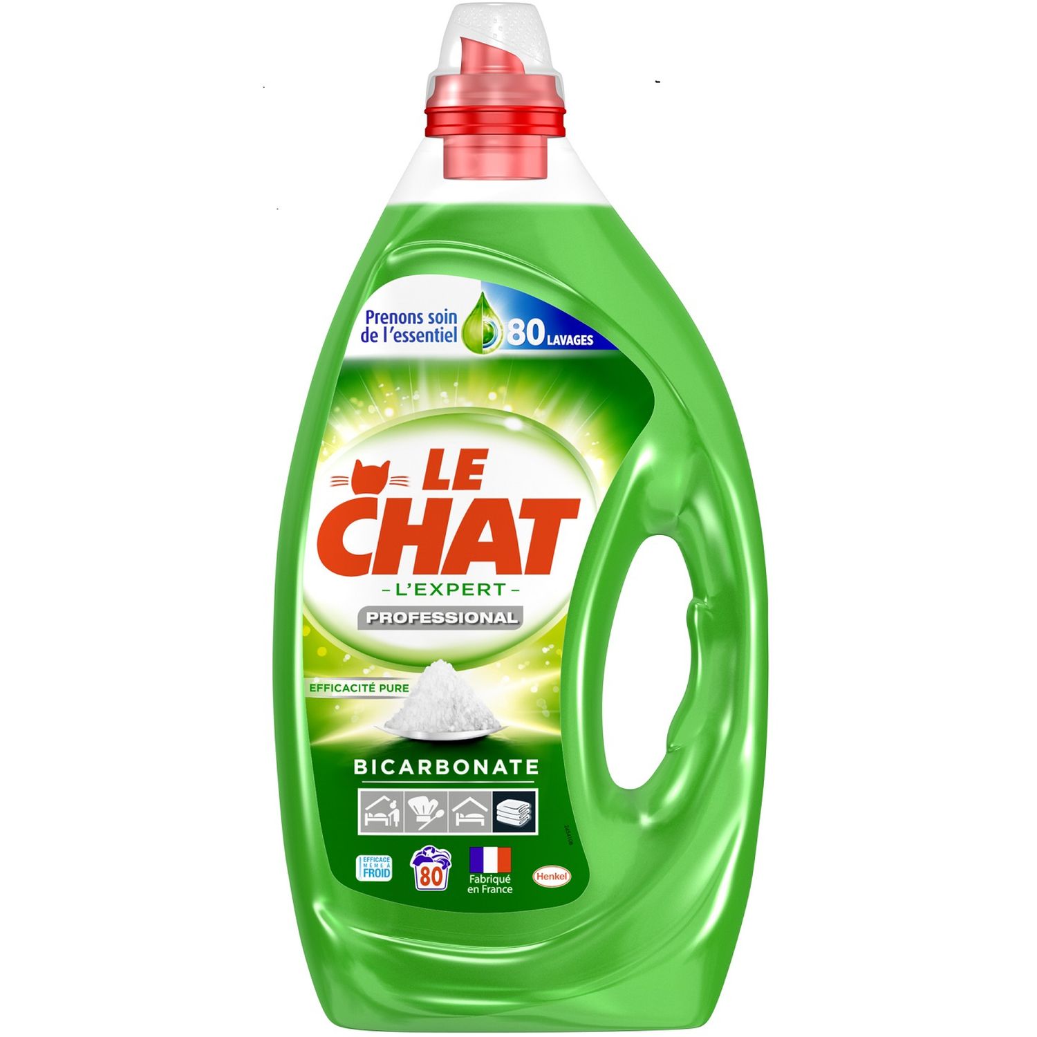 Lessive liquide Le Chat l'Expert Format familial - 4x 44 Lavages