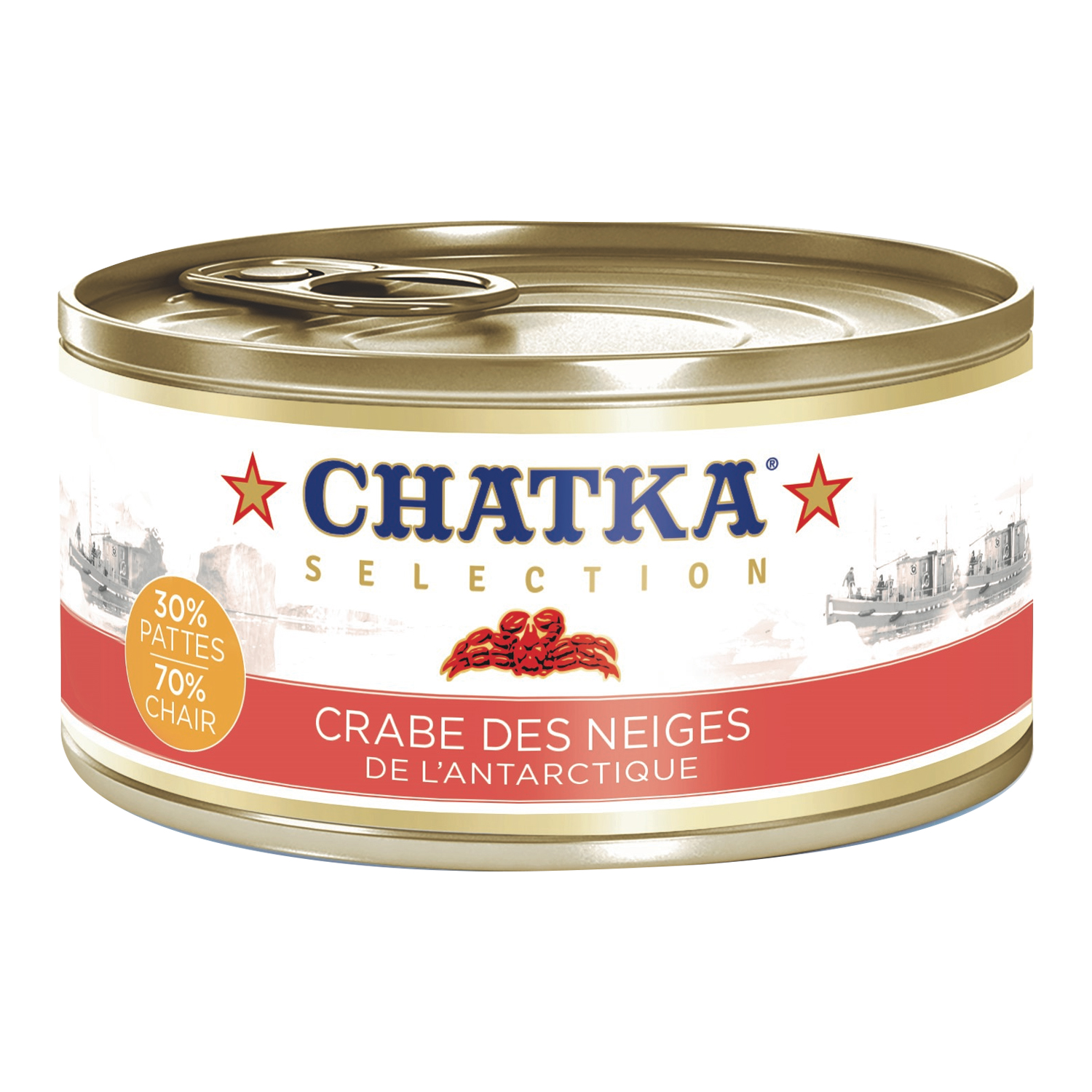 Promo Chatka crabe des neiges de l'alaska et de l'antarctique 20% pattes  80% chair chez Monoprix