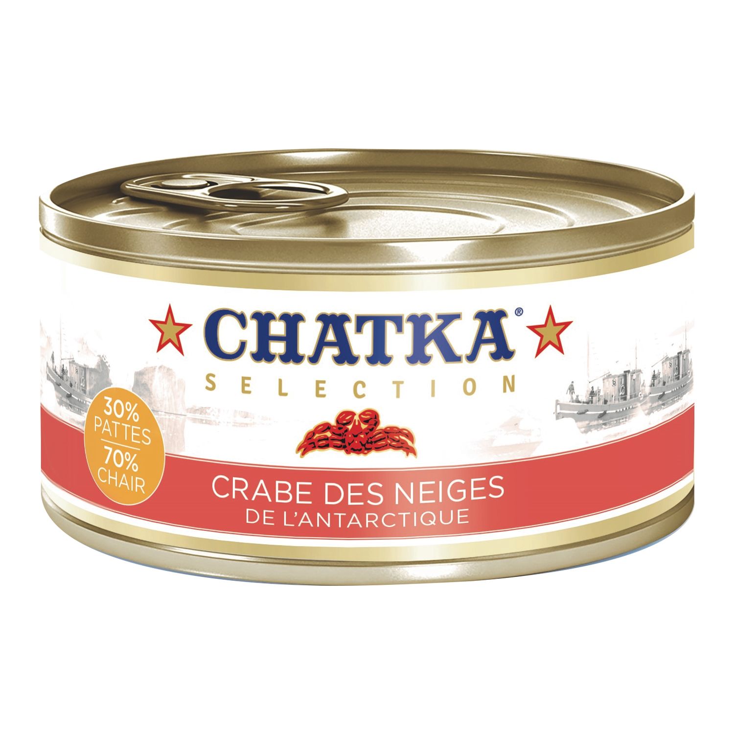 CHATKA Crabes des neiges de l'Alaska et de l'antarctique 180g pas cher 