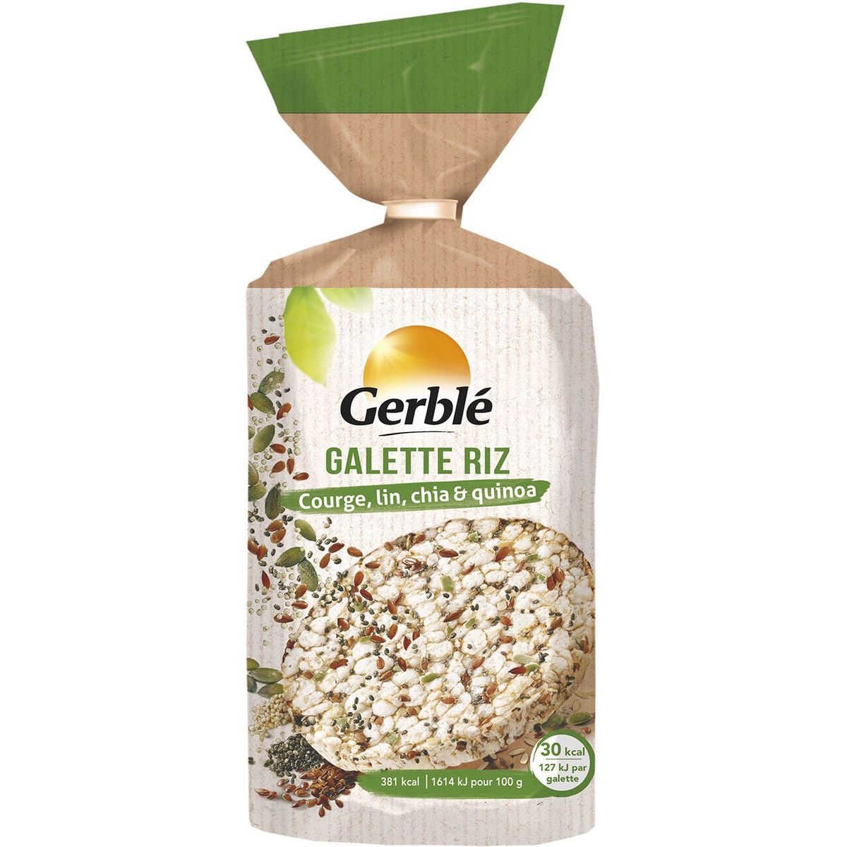 GERBLE Gerblé galette de maïs 130g pas cher 