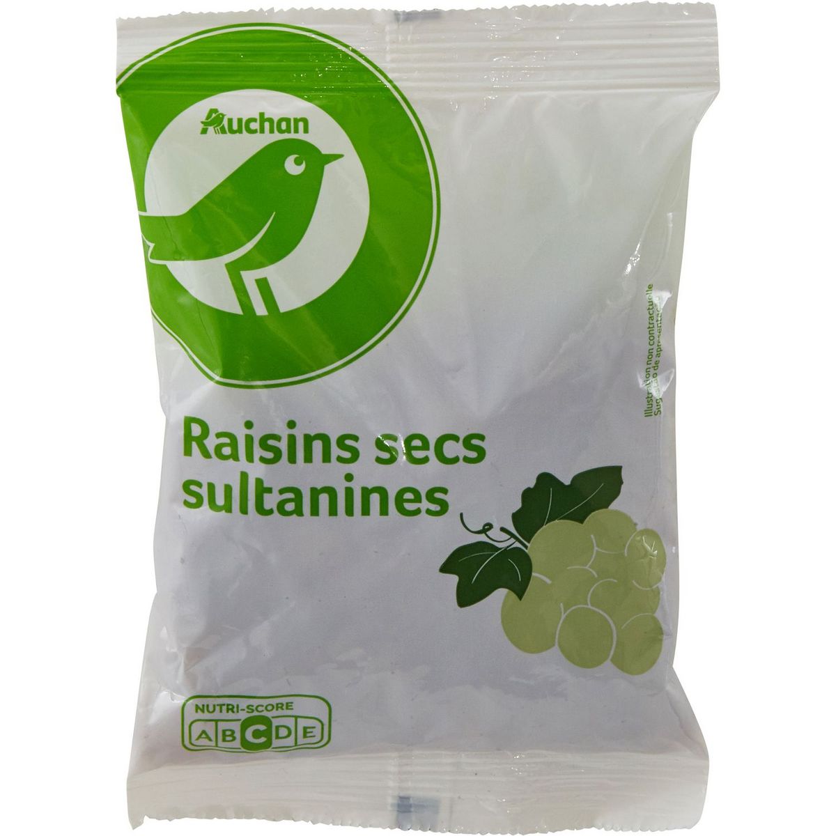 AUCHAN Raisins secs sultanines 200g pas cher 