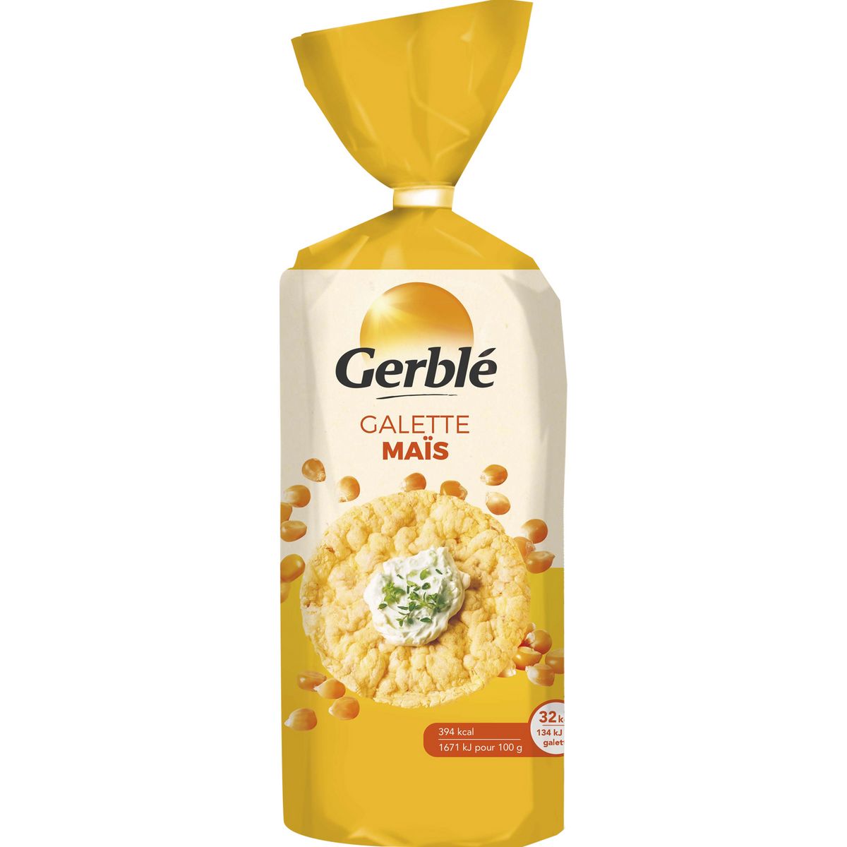 GERBLE Gerblé galette de maïs 130g pas cher 