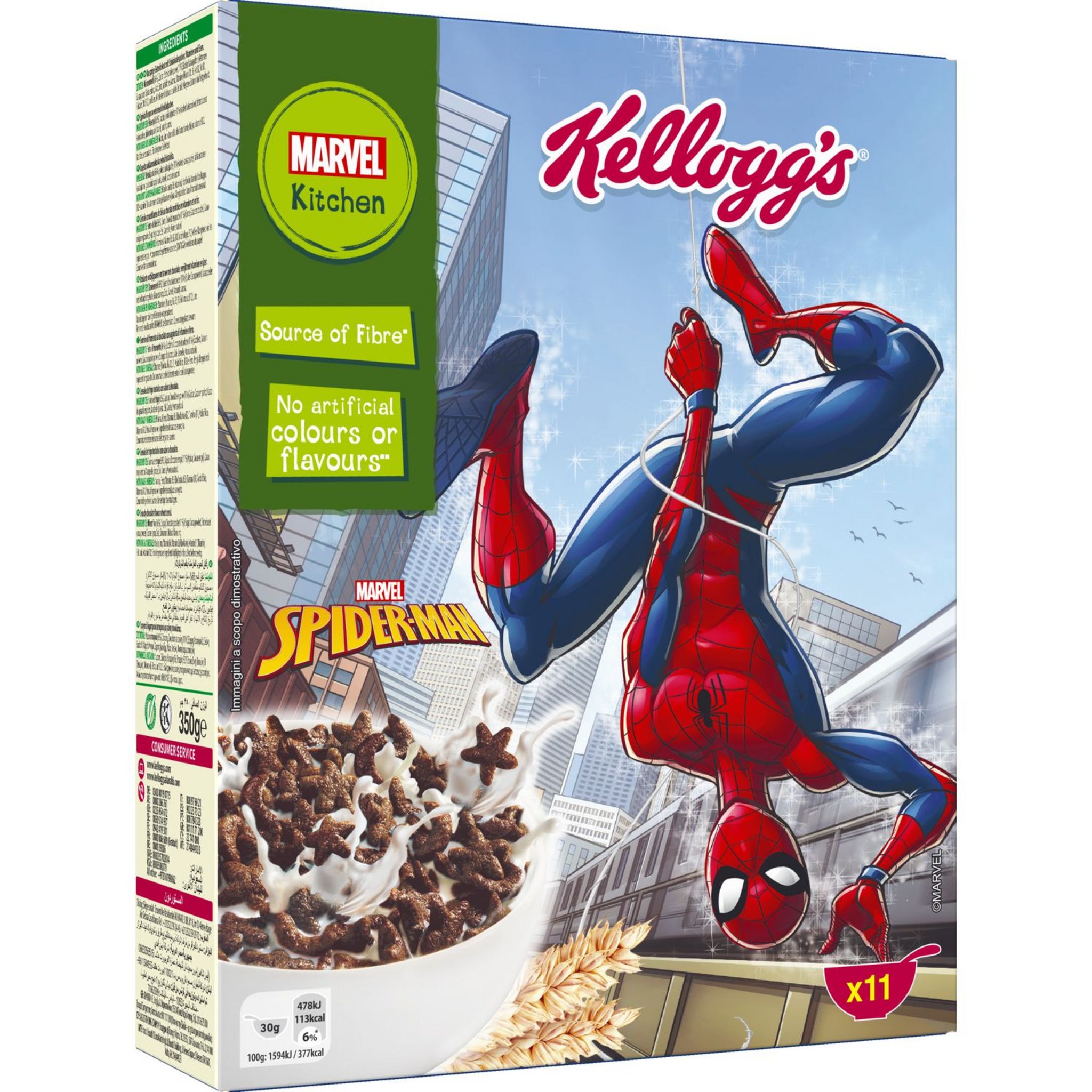 KELLOGG'S Kellogg's Disney Spider céréales man édition limitée 350g 350g  pas cher 