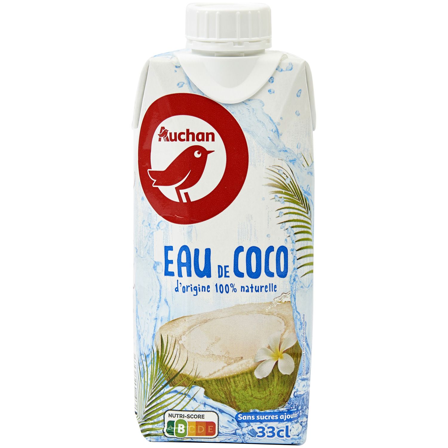 Livraison à domicile Vaïvaï Eau de coco 100% naturelle, 1L