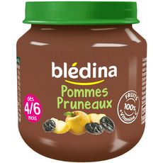 Bledina Pot Pommes Pruneaux 130g Des 4 6 Mois Pas Cher A Prix Auchan