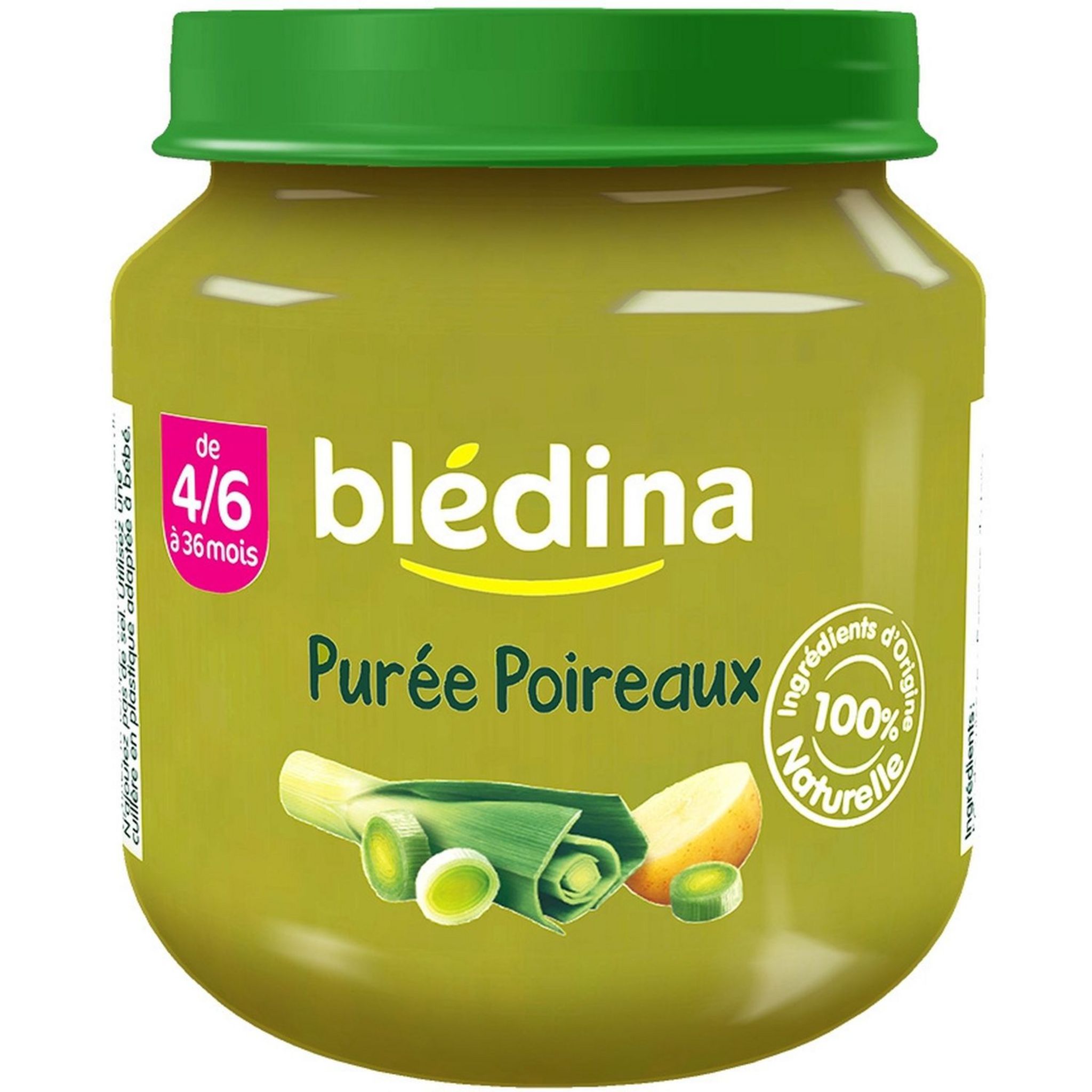 Bledina Bledina Puree De Poireaux Pot 130g Des 4 6mois Pas Cher A Prix Auchan