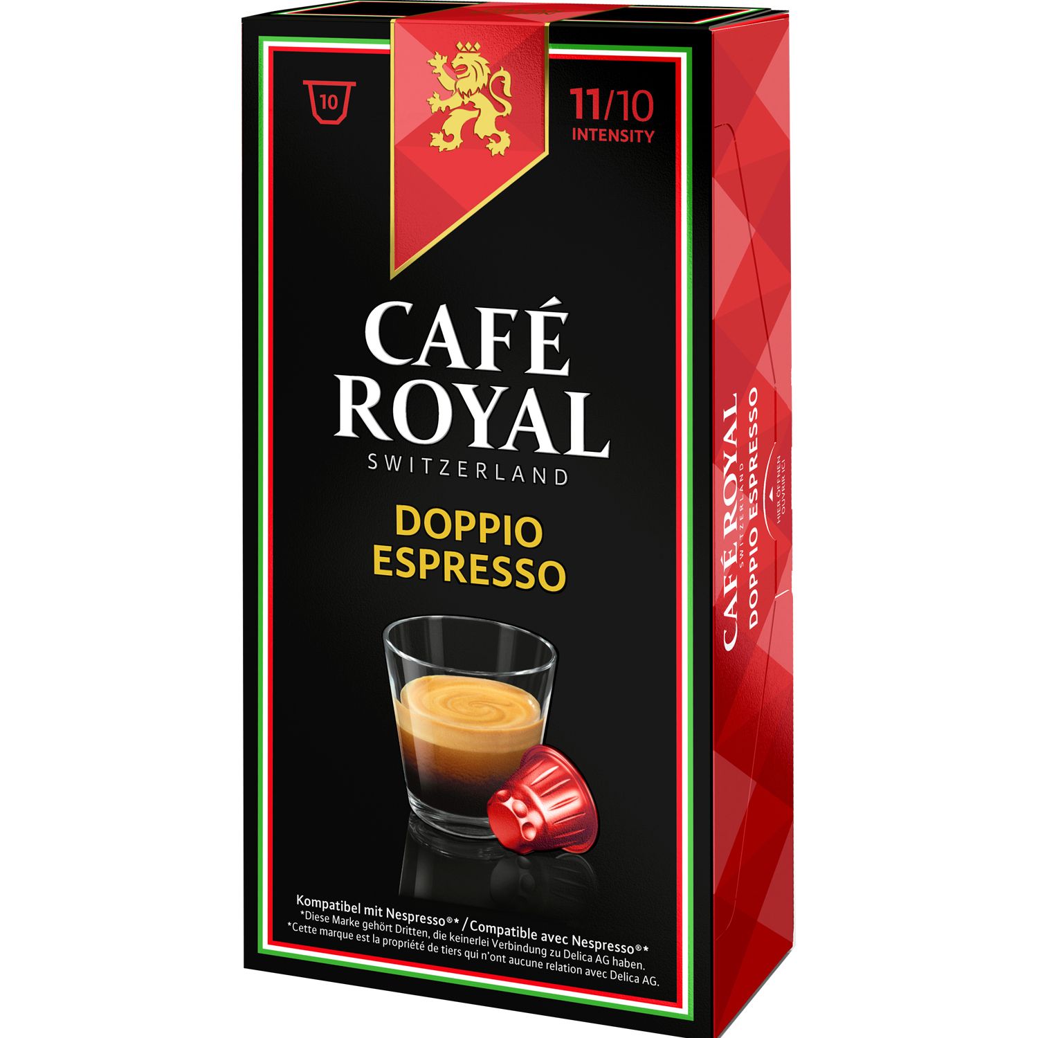 CAFE ROYAL Café espresso en capsule compatible Nespresso 10 capsules 50g  pas cher 