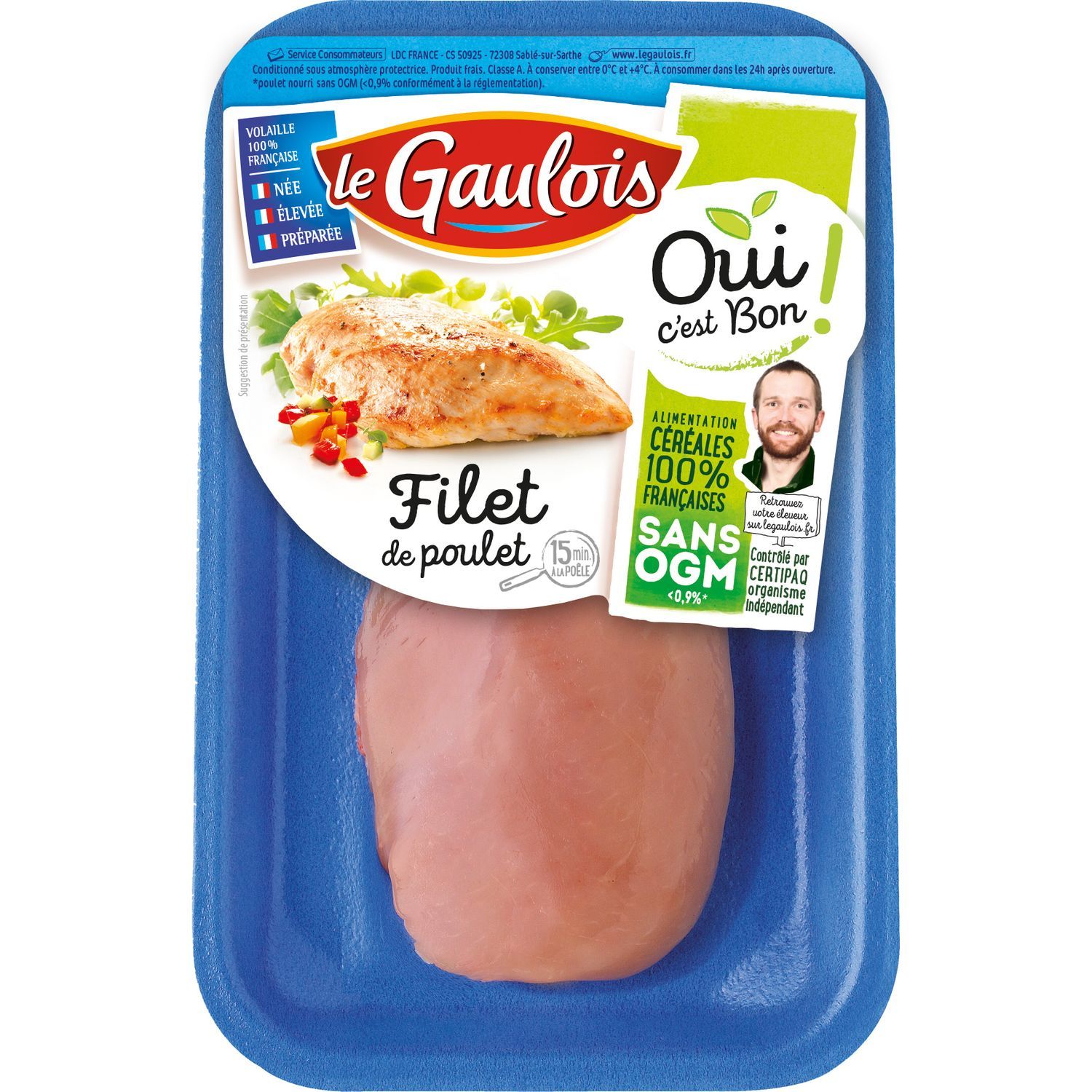 Filet de poulet blanc LE GAULOIS