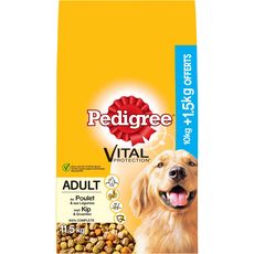 Pedigree Vital Protection Croquettes Adulte Au Poulet Et Aux Legumes 10kg 1 5kg Offerts Pas Cher A Prix Auchan