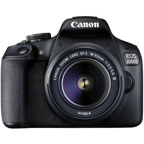 Appareil Photo Reflex Eos 2000d Objectif 18 55dc Noir Canon Pas