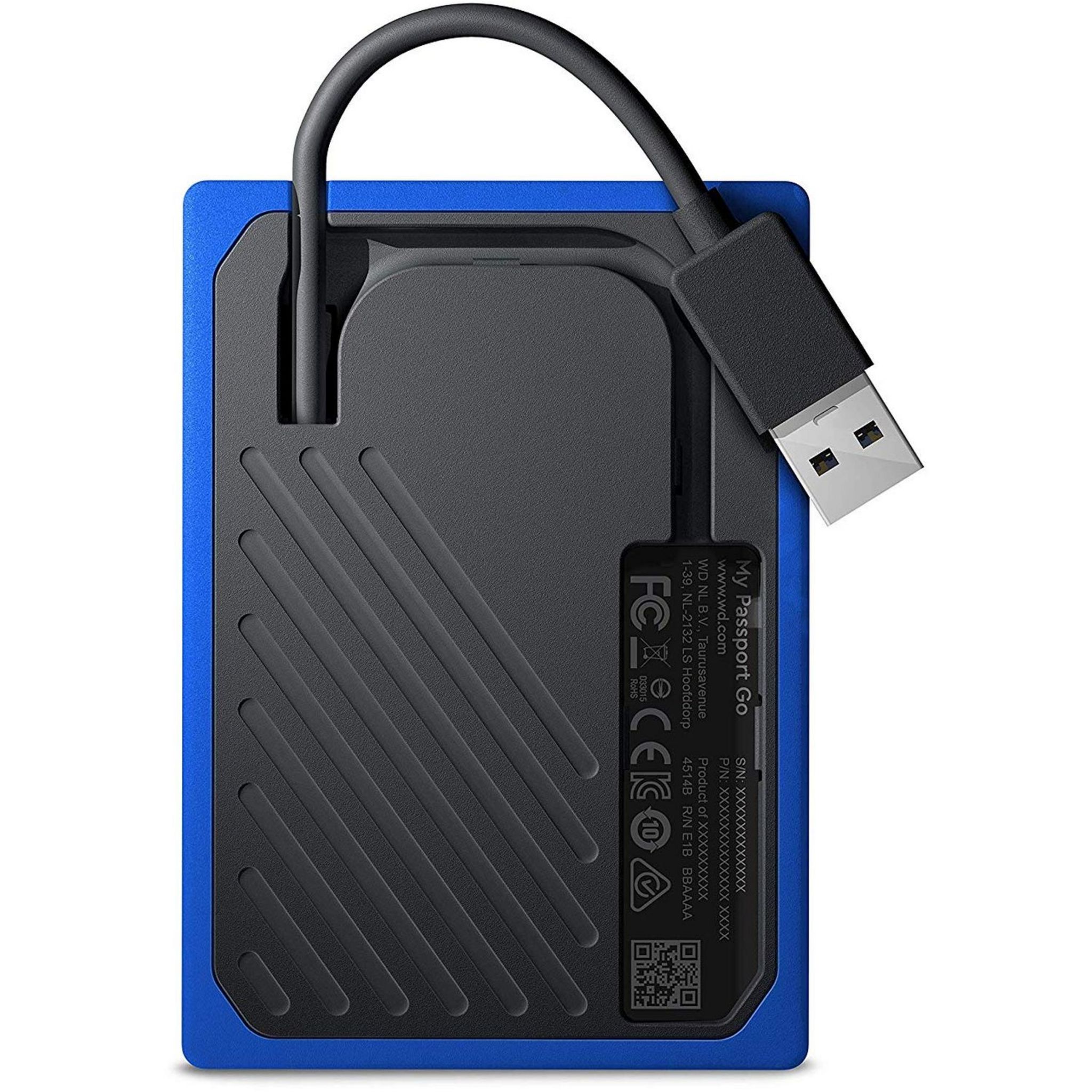WESTERN DIGITAL Disque dur externe SSD 500 Go My Passeport Noir Cobalt pas  cher 