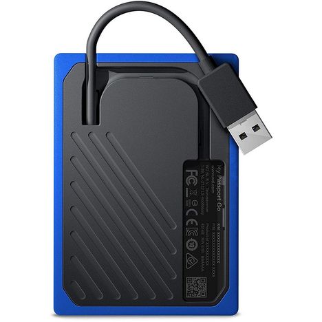 Disque dur externe SSD 500 Go My Passeport Noir Cobalt