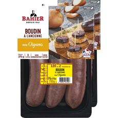 Bahier Bahier Boudin Noir Oignon A L Ancienne 2x3 750g Pas Cher A Prix Auchan