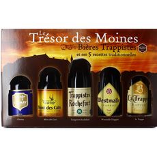SECRET DES MOINES Coffret bières Trésor des Moines 8.36% 5x33cl