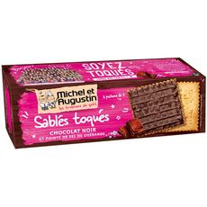 Michel Et Augustin Michel Augustin Sables Chocolat Noir Sel De Guerande 178g Pas Cher A Prix Auchan