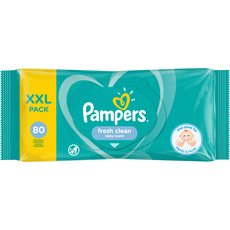 PAMPERS Lingettes fresh clean pour bébé 80 lingettes