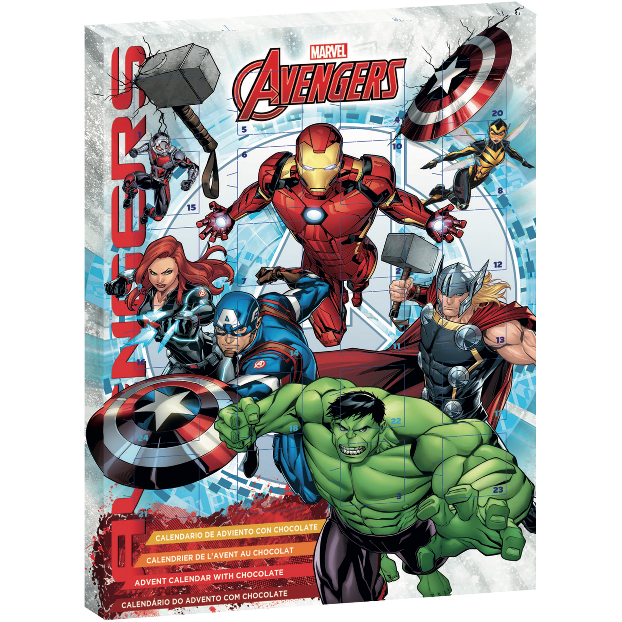 Fête de Noël Avengers Calendrier de l'Avent 24 Jours Compte À Rebours  Calendriers 24pcs Marvel Super-héros Figures Ornements Cadeaux [hy]