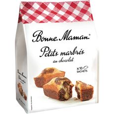 Bonne Maman Petits Marbres Au Chocolat Sachets Individuels 10 Gateaux 300g Pas Cher A Prix Auchan