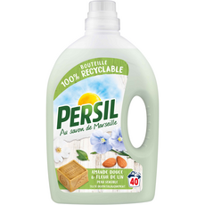 PERSIL Lessive liquide amande douce & fleur de lin peau sensible 40 lavages 2l