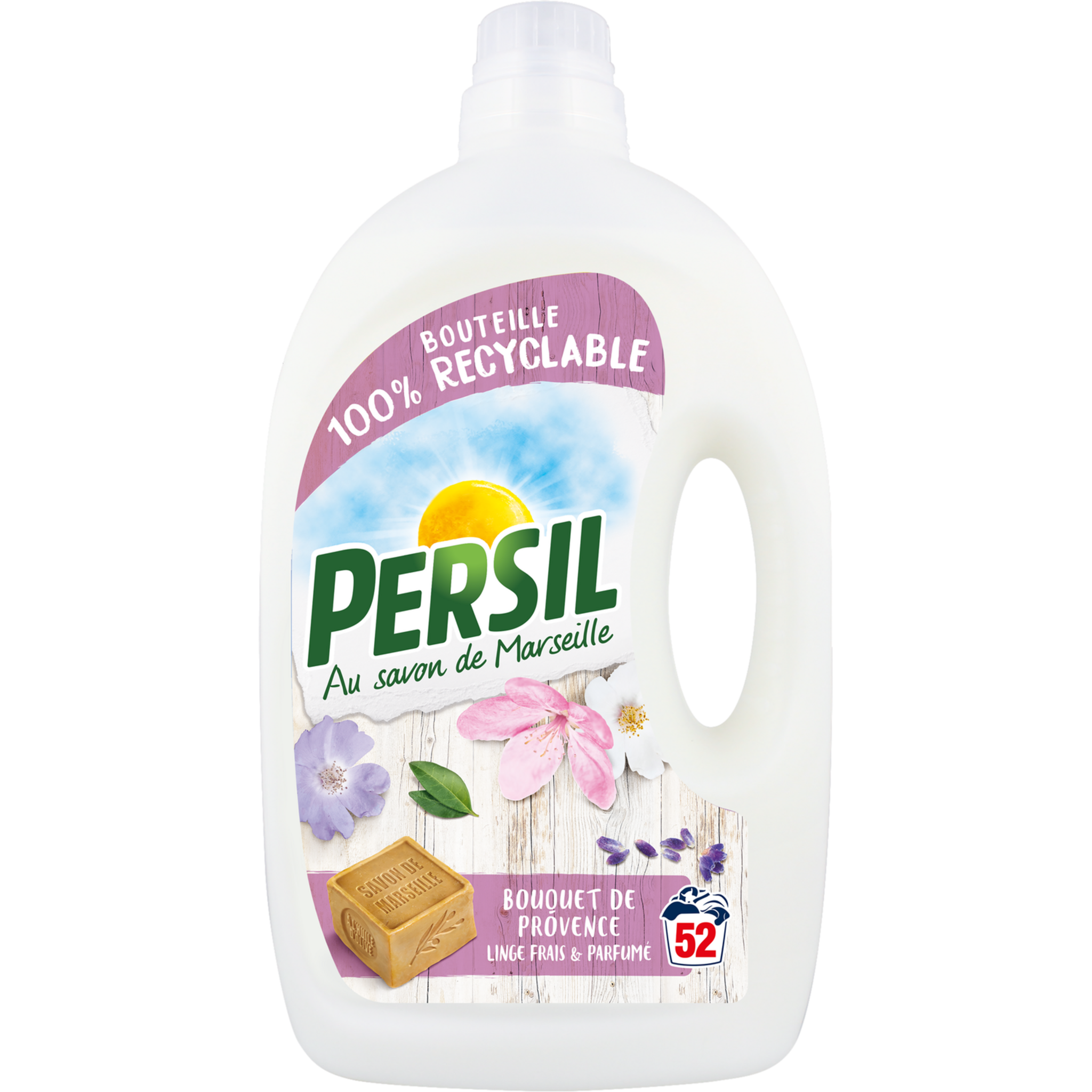 Lessive liquide bouquet de provence Persil 2,59l sur