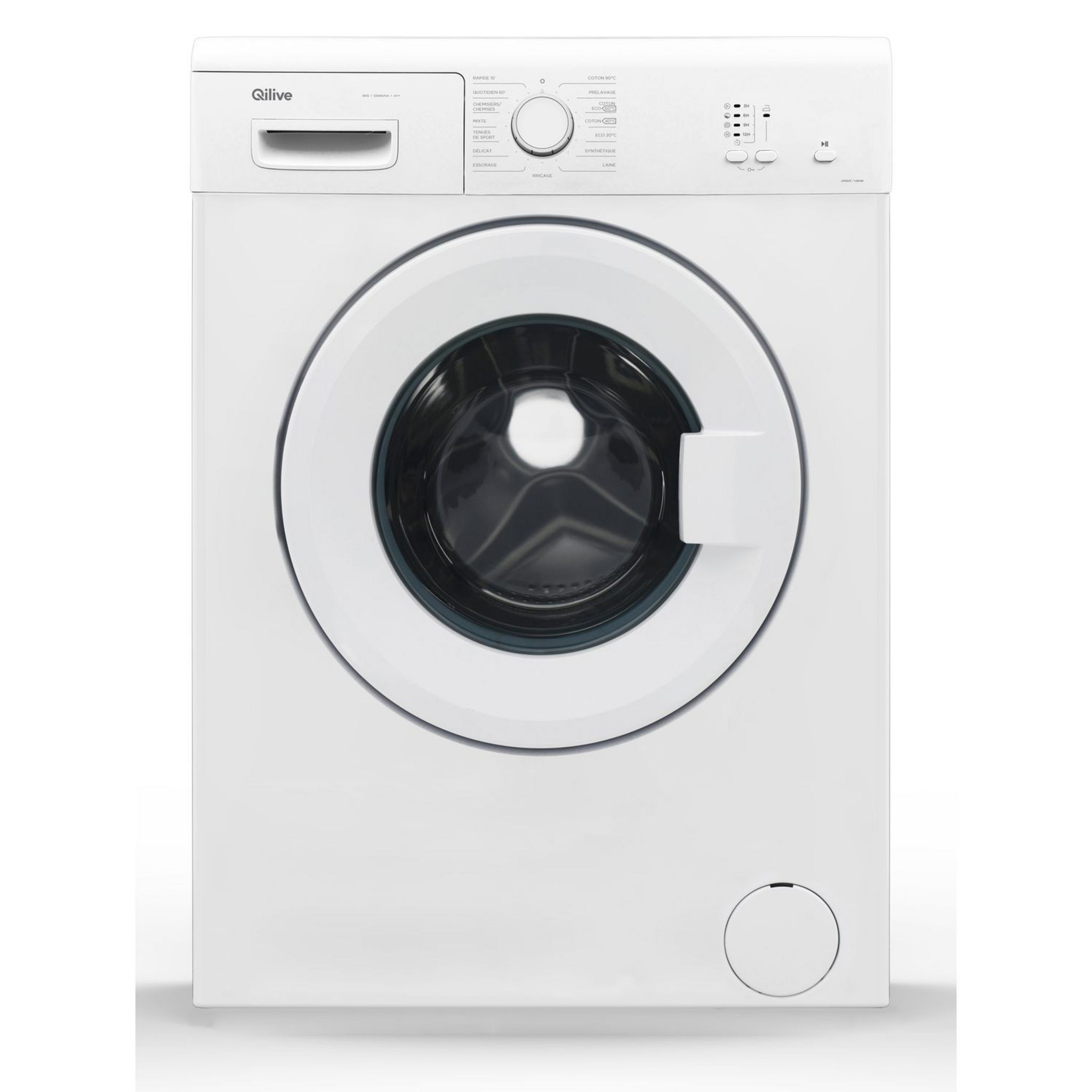 QILIVE Lave linge hublot Q.6855 600082843, 10 kg, 1400 T/min pas