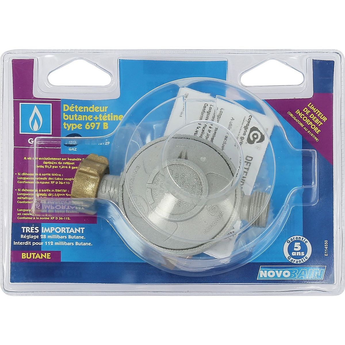 Ou Trouver Bouteille De Gaz Elfi Rouge NOVOBAIN Novobain Détenteur butane à tétine type 697 b x1 1 pièce pas cher  - Auchan.fr