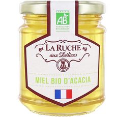 LA RUCHE AUX DELICES La Ruche aux Délices Miel bio d'acacia en pot en verre 250g 250g