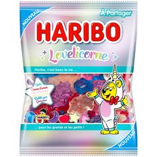 HARIBO Lovelicorne bonbons gélifiés à partager 250g