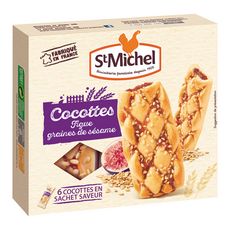 St Michel Saint Michel Cocottes Figues Sesame Snacking 150g Pas Cher A Prix Auchan