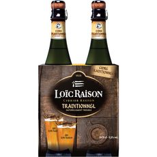 LOIC RAISON Loic Raison cidre traditionnel 5,5° -2x75cl format spécial
