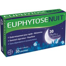 EUPHYTOSE Euphytose nuit Comprimés aide au sommeil x30 30 pièces