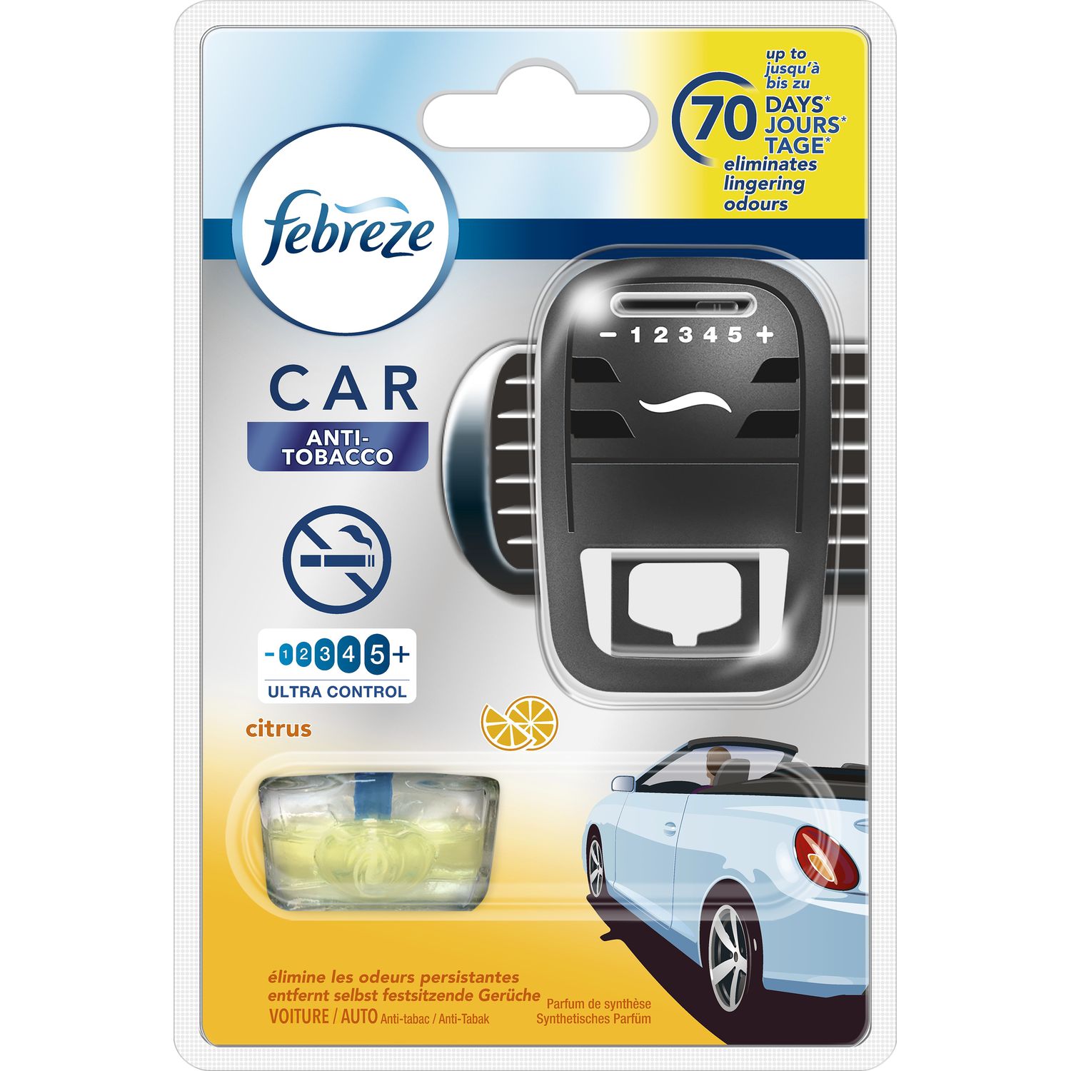 Febreze Désodorisant Voiture - Parfum voiture neuve – Obbi