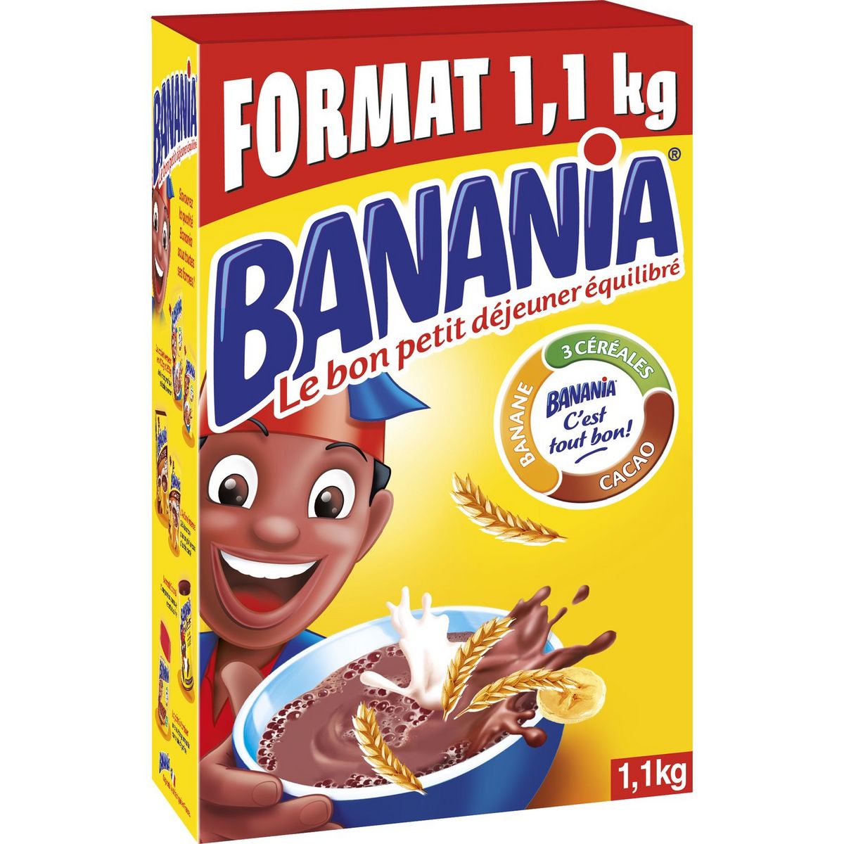 BANANIA Banania 1,1kg pas cher 