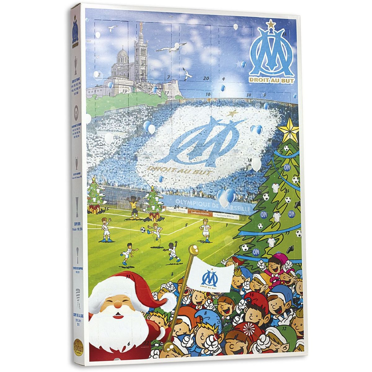 ROHAN Rohan calendrier de lavent Olympique de Marseille 260g pas cher -  Auchan.fr