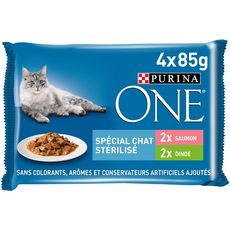 Auchan Expert Sachets Repas Patee Thon Poulet Pour Chat Sterilise 4x100g Pas Cher A Prix Auchan