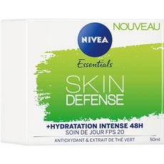 NIVEA Essentials Skin Defense soin de jour antioxydant & thé vert 50ml