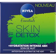 NIVEA Essentials Skin Detox soin de nuit antioxydant & thé vert 50ml