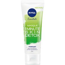 NIVEA 1 Minute Skin Detox masque visage purifiant argile blanche 75ml