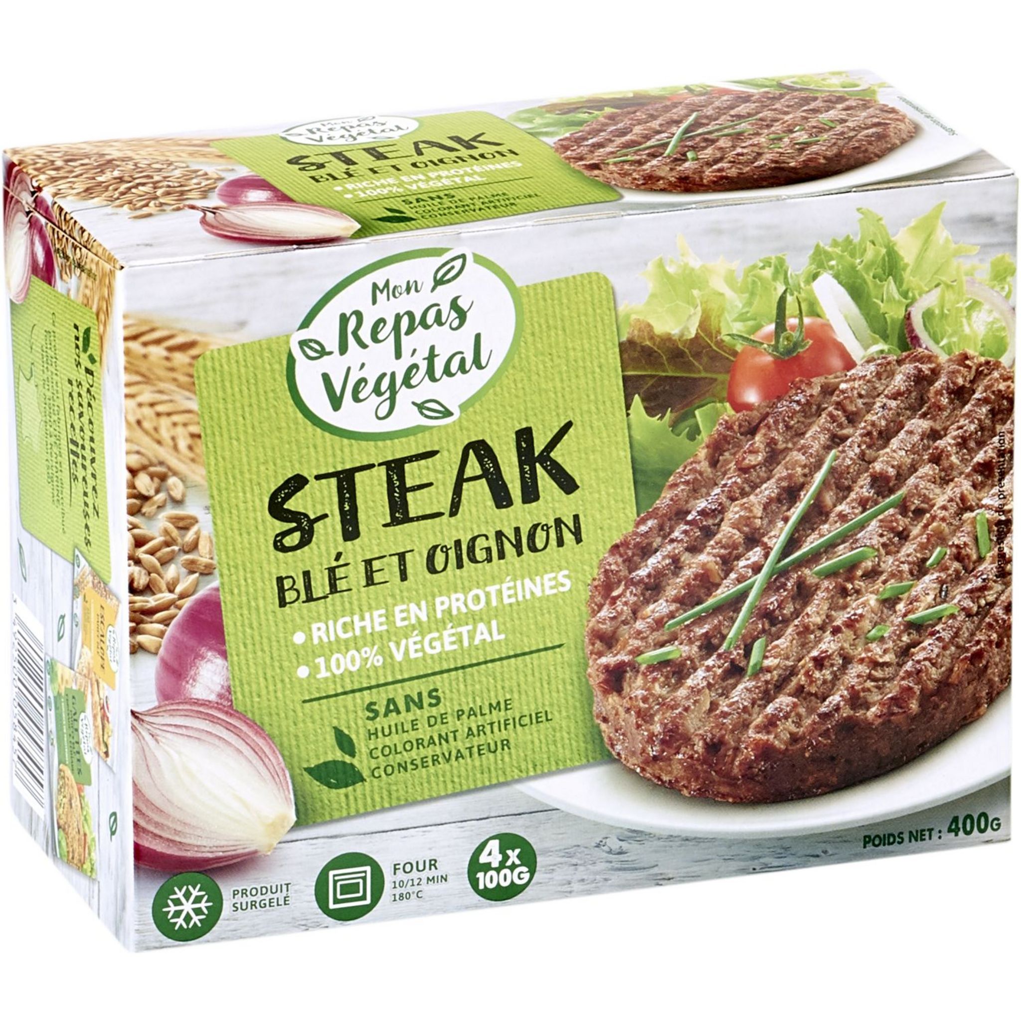 Steak végétal aux céréales et légumes- nessma cuisine