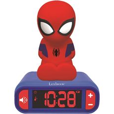 Réveil veilleuse Spider-Man - Rouge/bleu - TRL800SP